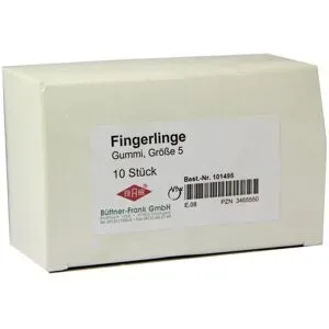 Fingerling Gummi Größe 5 transparent