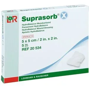 Suprasorb X Hydrobalance Wundverband 5x5cm