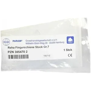 Fingerschiene nach Stack Größe 7