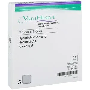 Varihesive extra dünn 7,5x7,5 cm Hkv hydroaktiv