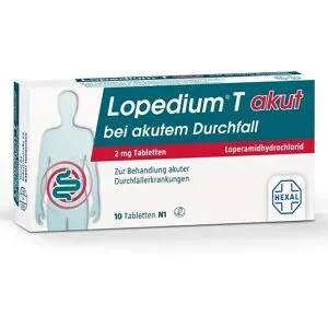 Lopedium® T akut bei akutem Durchfall 2 mg Tabletten