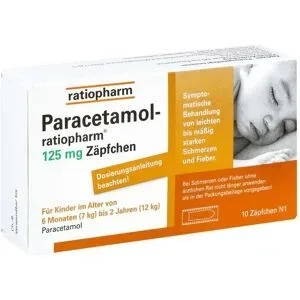 Paracetamol ratiopharm 125mg