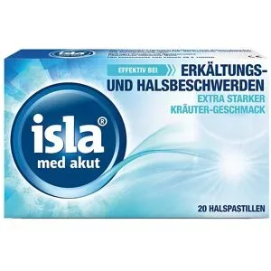 isla med akut Halspastillen bei Halsschmerzen und Erkältung