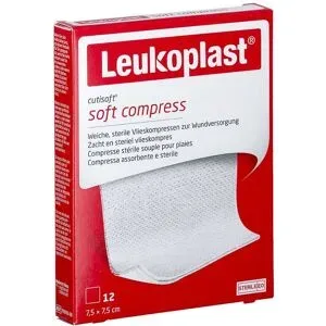 Leukoplast Cutisoft Vlieskompr.7,5x7,5 cm steril