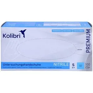 Kolibri Premium U.hands.nitril unsteril pf S blau