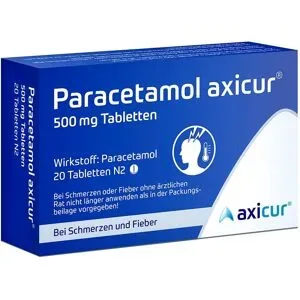 Paracetamol axicur 500 mg Tabletten