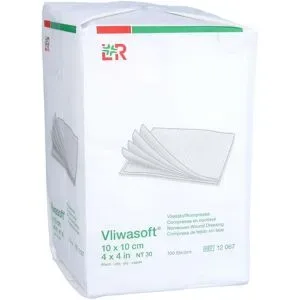 Vliwasoft Vlieskompressen 10x10 cm unsteril 6l.