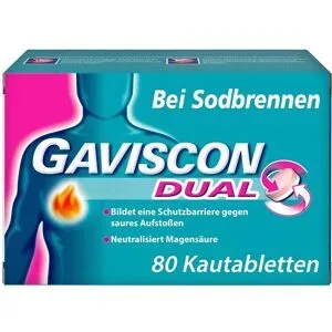 GAVISCON Dual Kautabletten mit Zweifachwirkung gegen Sodbrennen