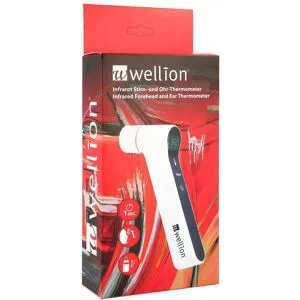 Wellion Infrarot Stirn- und Ohr-thermometer