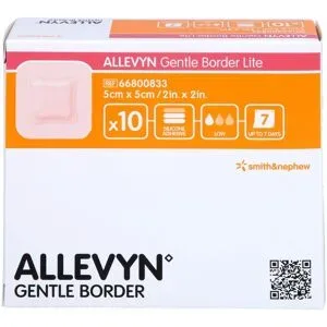 Allevyn Gentle Border Lite 5x5 cm Schaumverb.