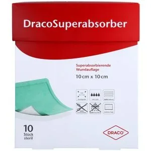 Dracosuperabsorber 10x10 Cm Wundauflage