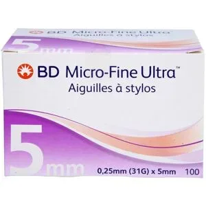Bd Micro-fine Ultra Pen-nadeln 0,25x5 mm 31 G