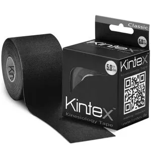 Kintex Kinesiologie Tape classic 5 cm x 5 m schwarz