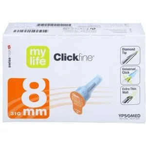 Mylife Clickfine Pen-nadeln 8 Mm 31 G Diamond Tip
