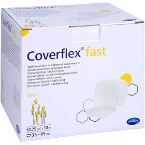 Coverflex Fast Schlauchverband gr.4 10,75cmx10 M Weiß