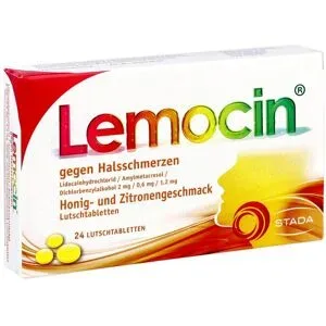 Lemocin gegen Halsschmerzen Honig-Zitronengeschmack ab 12 Jahren