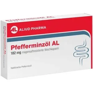 AL Aliud Pharma Pfefferminzöl AL 182 mg Weichkapseln bei Bauchkrämpfen