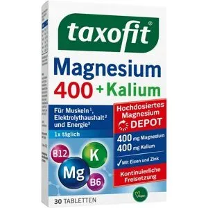 Taxofit Magnesium 400 + Kalium Depot Tabletten