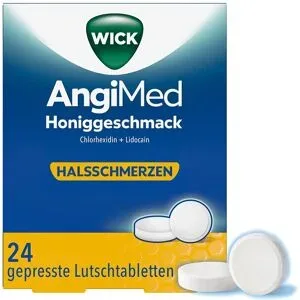 Wick AngiMed Honiggeschmack 5 mg/1 mg Lutschtabletten