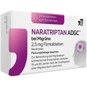 Naratriptan ADGC® bei Migräne 2,5 mg Filmtabletten