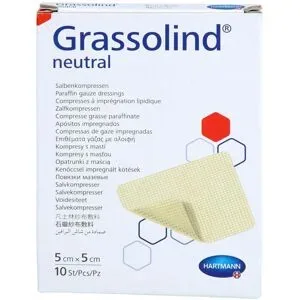 Grassolind Salbenkompressen 5x5 Cm Steril