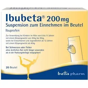 Ibubeta 200 Mg Suspension Zum Einnehmen Im Beutel