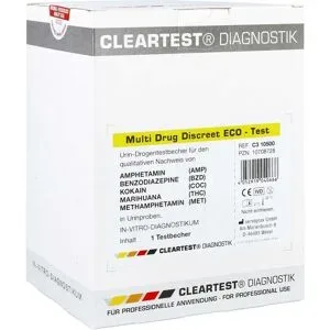 Cleartest Multi Drug Discreet Eco-test 5fach