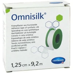 Omnisilk Fixierpflaster Kunstseide 1,25 cmx9,2 m