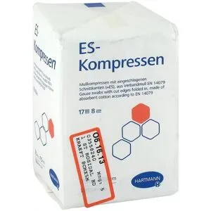 Es-kompressen unsteril 7,5x7,5 cm 8fach Cpc