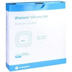 Biatain Silicone Lite Schaumverband 5x5 cm