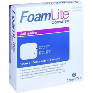 Foam Lite Convatec adhäsiv Pu-schaumverb.10x10 cm