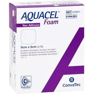 Aquacel Foam nicht Adhäsiv 5x5 cm Verband