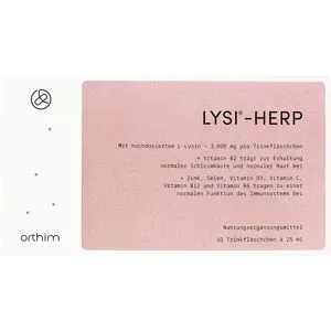 Lysi-Herp Trinkampullen