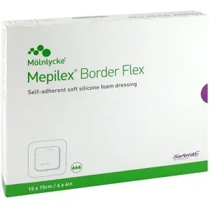 Mepilex Border Flex Schaumverb.haftend 15x15 cm
