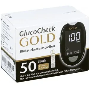Gluco Check Gold Blutzuckerteststreifen