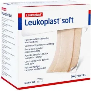 Leukoplast Soft Pflaster 6 cmx5 m Rolle