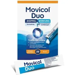 Movicol Duo trinkfertige Lösung mit Macrogol & Simeticon
