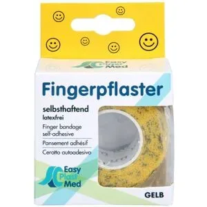 Um Easyplast Fingerpfl.selbsth.2,5cmx5m Gelb Smil.