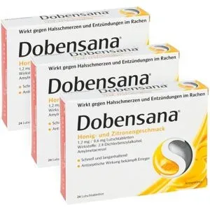 Dobensana Honig und Zitronengeschmack 1,2mg0,6mg 24 stk