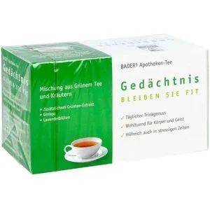 Baders Apotheken Tee Gedächtnis Filterbeutel
