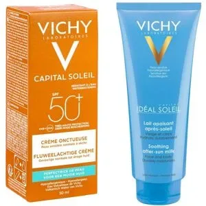 Vichy Capital Soleil Gesicht 50+ + Capital Soleil Milch