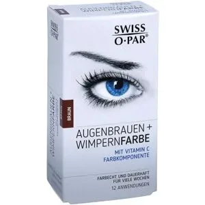 Augenbrauen+wimpernfarbe Set braun Swiss O Par