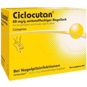 CICLOCUTAN Nagellack bei Nagelpilz 80 mg/g