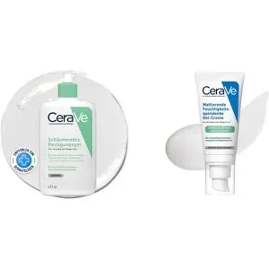 CeraVe Set für ölige Haut: Reinigung & Mattierende Gel-Creme