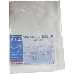 Molton Spannbettbezug 100x200cm mit Folie