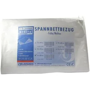 Molton Spannbettbezug 90x200cm mit Folie
