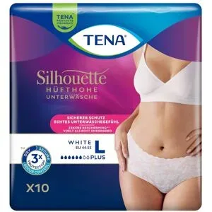 Tena Silhouette Plus L White Inkontinenz Pants