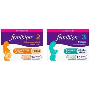 Femibion 2 Schwangerschaft + Femibion 3 Stillzeit