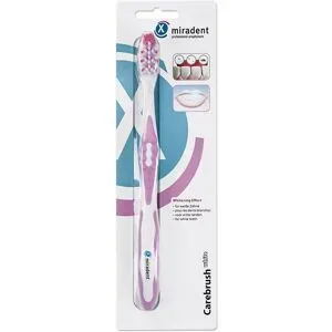 Miradent Carebrush white pink Zahnbürste