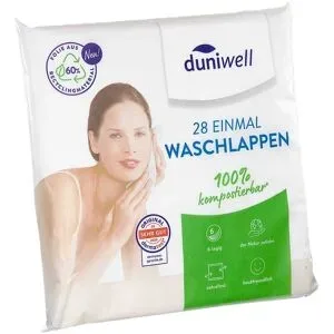 Duniwell Einmal Waschlappen Tissue 6lagig